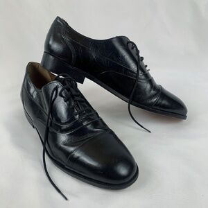 Stacy Adams Black Leather Oxfords Size 9